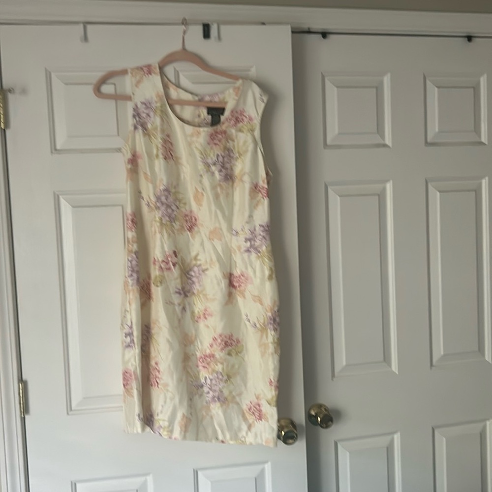 Vintage floral dress.
